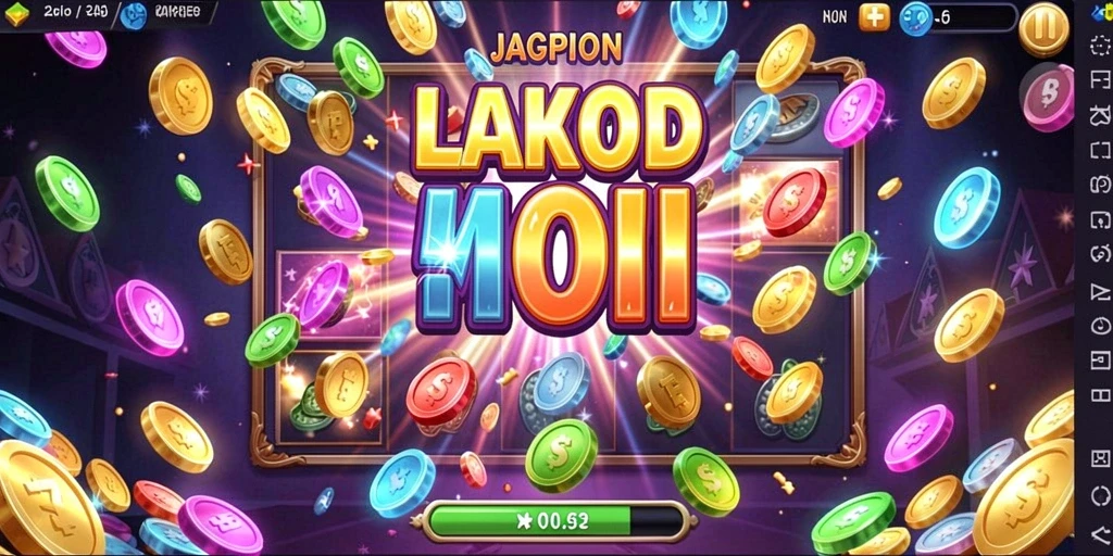 Tampilan permainan slot dengan grafis memukau.