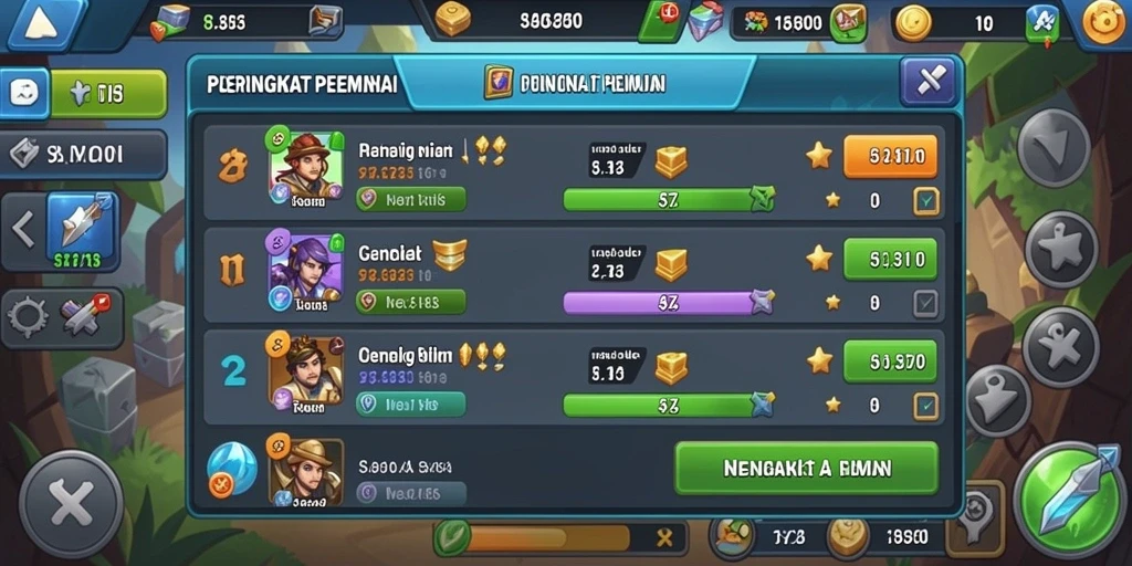 Fitur analisis untuk meningkatkan strategi bermain.