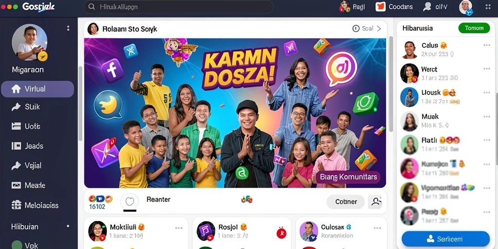Leaderboard yang menunjukkan peringkat pemain secara global.
