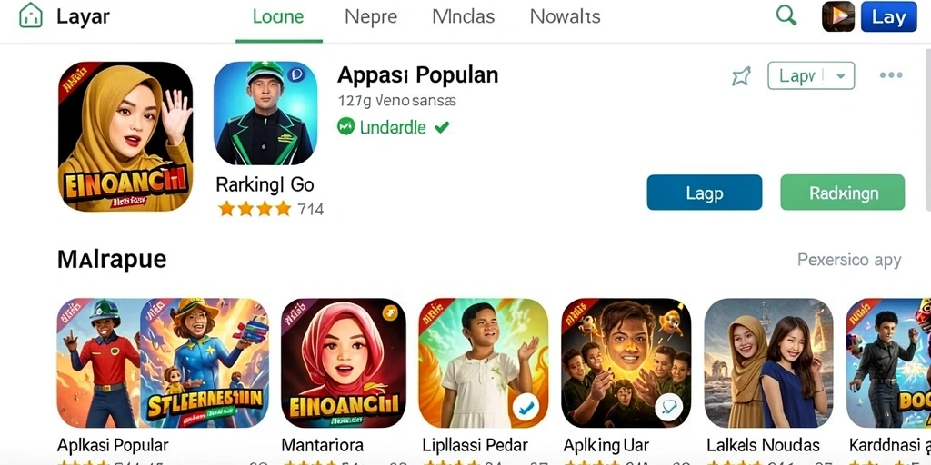 Mode permainan kompetitif yang seru dan menantang.