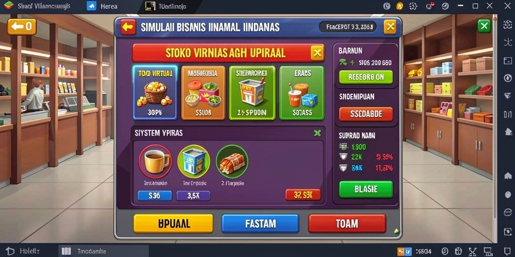 Fitur misi yang beragam dan menantang.