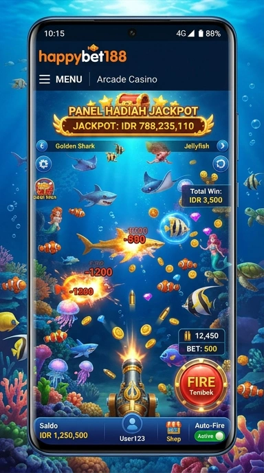 happybet188 — layar beranda